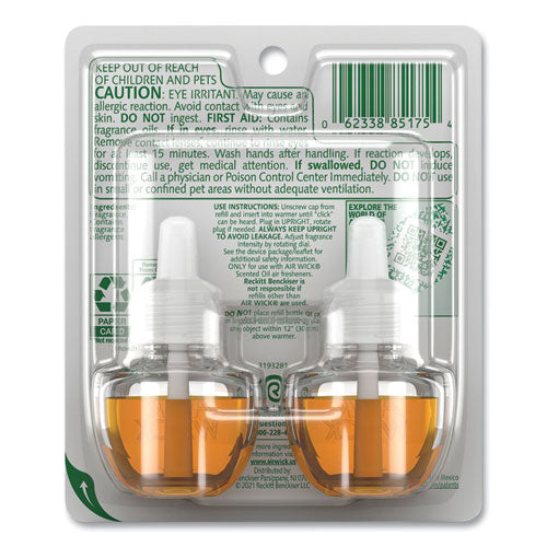 Image of Air Wick® 62338-85175 Scented Oil Twin Refill, Hawai'i Exotic Papaya/hibiscus Flower, 0.67 Oz