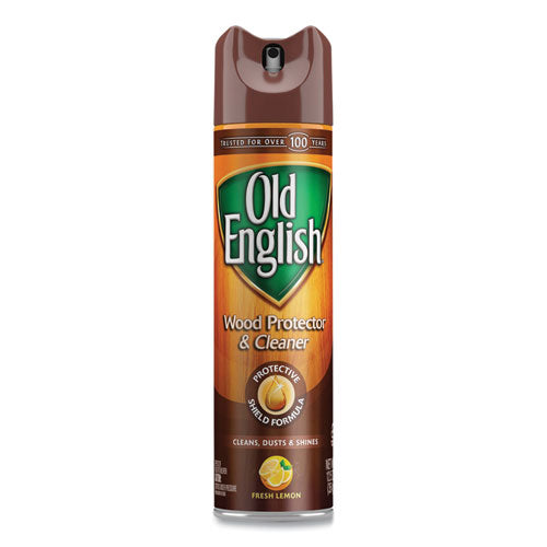Image of OLD ENGLISH® 62338-74035 Furniture Polish, Fresh Lemon Scent, 12.5 Oz Aerosol Spray, 12/carton