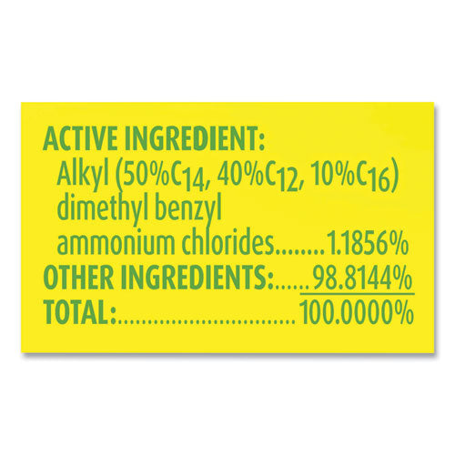 Image of LYSOL® Brand 36241-77617 Clean and Fresh Multi-Surface Disinfectant Cleaner, Sparkling Lemon and Sunflower Essence, 144 oz Bottle, 4/Carton