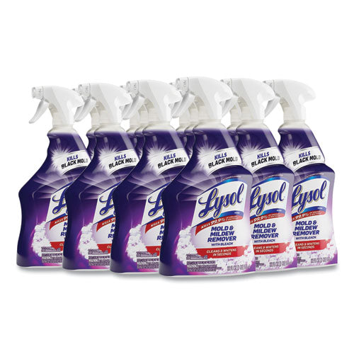 Image of LYSOLÂ® Brand Mold And Mildew Remover With Bleach, 32 Oz Spray Bottle, 12/carton