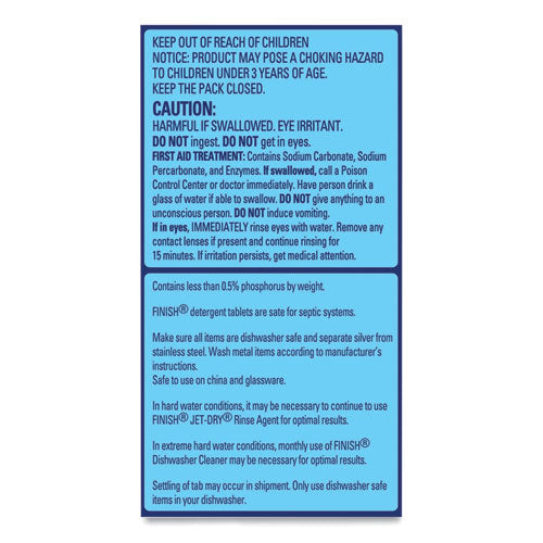 Image of FINISH® 51700-97330 Powerball Dishwasher Tabs, Fresh Scent, 94/Box