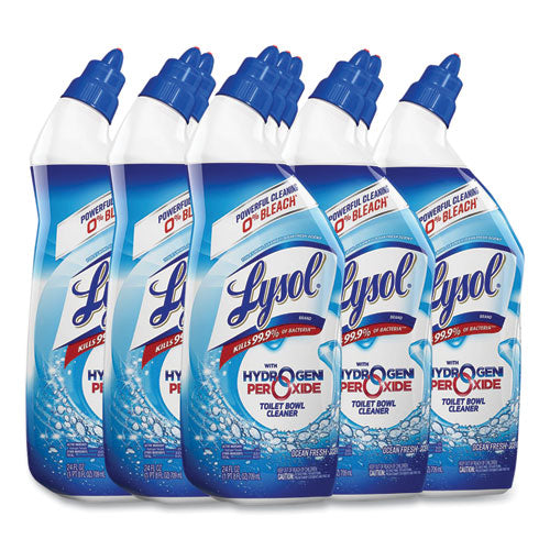 Image of LYSOL® Brand 19200-98011 Toilet Bowl Cleaner With Hydrogen Peroxide, Ocean Fresh Scent, 24 Oz