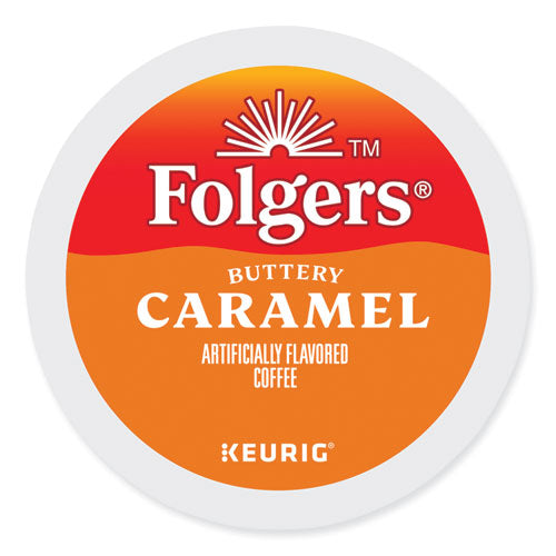 Image of Folgers® 5000363977 Buttery Caramel Coffee K-Cups, 24/Box
