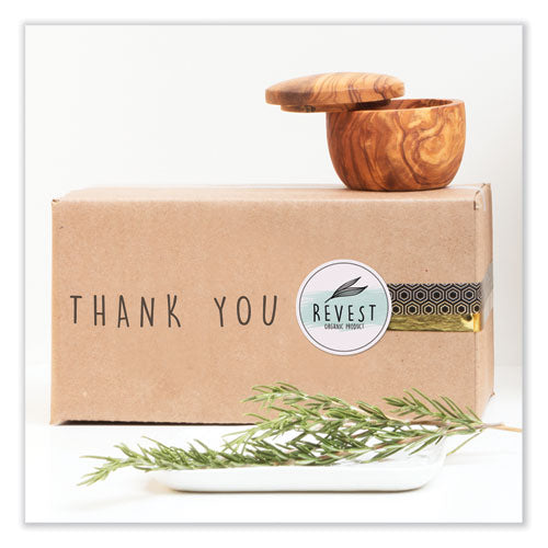 Image of Avery® 08293 Vibrant Inkjet Color-Print Labels w/ Sure Feed, 1.5" dia, White, 400/PK