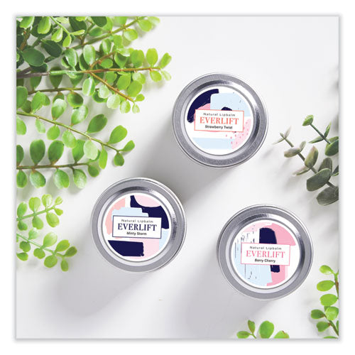 Image of Avery® 08293 Vibrant Inkjet Color-Print Labels w/ Sure Feed, 1.5" dia, White, 400/PK