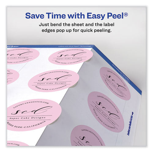 Image of Avery® 22565 Laser/Inkjet Media Labels, Inkjet/Laser Printers, 2 x 2, White, 12 Labels/Sheet, 10 Sheets/Pack