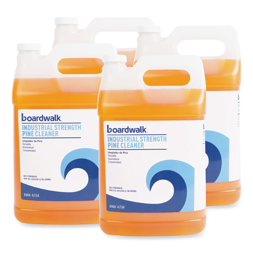 Image of Boardwalk® 597500-41ESSN Industrial Strength Cleaner, Pine Scent, 1 gal Bottle, 4/Carton