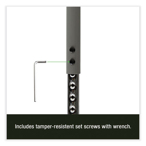 Image of Correll® A3060TFREC15TP09954PK Adjustable Activity Table, Rectangular, 60" x 30" x 19" to 29", Granite Top, Black Legs, 4/Pallet