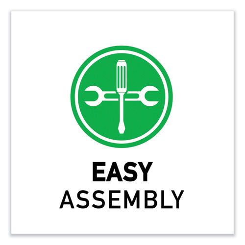 Image of Correll® A4872DEKID80TP09954PK Markerboard Activity Table, Kidney Shape, 72" x 48" x 19" to 29", White Top, Black Legs, 4/Pallet