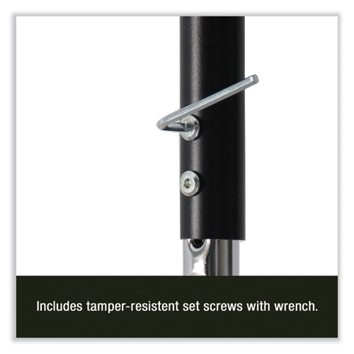 Image of Correll® A4872TFKID15TP0995K4PK Adjustable Activity Tables, Kidney Shaped, 72" x 48" x 19" to 29", Gray Top, Black Legs, 4/Pallet