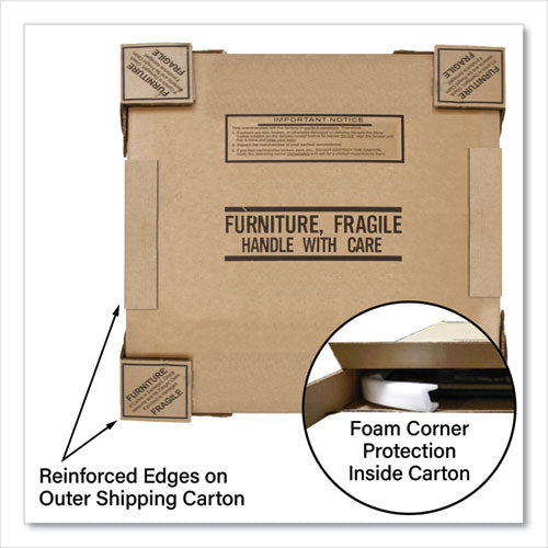 Image of Correll® A4872DEKID80TP09954PK Markerboard Activity Table, Kidney Shape, 72" x 48" x 19" to 29", White Top, Black Legs, 4/Pallet