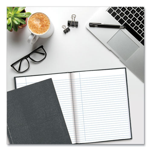 Image of Blueline® A7.GRY Executive Notebook, 1-Subject, Medium/College Rule, Cool Gray Cover, (72) 9.25 x 7.25 Sheets
