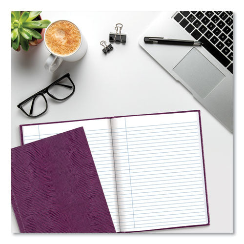 Image of Blueline® A7.RAS Executive Notebook, 1-Subject, Medium/College Rule, Grape Cover, (72) 9.25 x 7.25 Sheets
