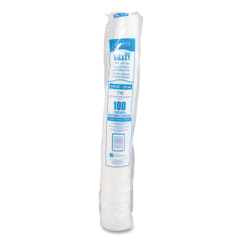 Image of Dart® Y10 Galaxy Translucent Cups, 10 oz, Plastic, 100/Pack