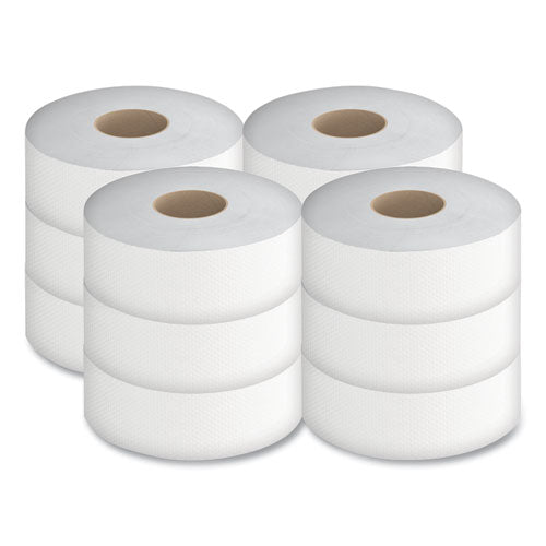 Image of GEN B5001 JRT Jumbo Bath Tissue, Septic Safe, 2-Ply, 3.5" x 750 ft, White, 12 Rolls/Carton
