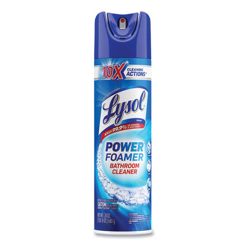 Image of LYSOL® Brand 19200-02569 Power Foam Bathroom Cleaner, 24 Oz Aerosol Spray