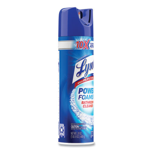Image of LYSOL® Brand 19200-02569 Power Foam Bathroom Cleaner, 24 Oz Aerosol Spray