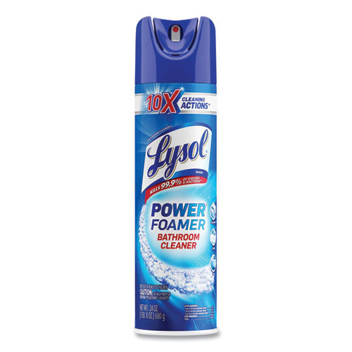 Image of LYSOL® Brand 19200-02569 Power Foam Bathroom Cleaner, 24 Oz Aerosol Spray, 12/carton
