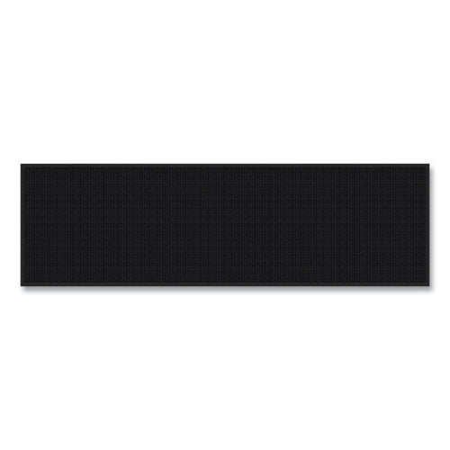 Image of Apache Mills® 76036190230001000 Absorba Select Entry Mat, Rectangular, Pepper/Black Crush-Resistant Needle-Punched Surface, 36" x 10 ft