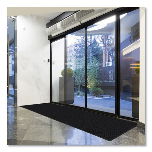 Image of Apache Mills® 76036190230001000 Absorba Select Entry Mat, Rectangular, Pepper/Black Crush-Resistant Needle-Punched Surface, 36" x 10 ft