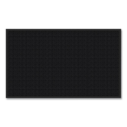 Image of Apache Mills® 76036190230000500 Absorba Select Entry Mat, Rectangular, Pepper/Black Crush-Resistant Needle-Punched Surface, 36" x 60"