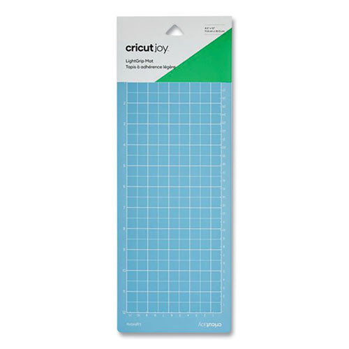 Image of Cricut® 2007811 Joy LightGrip Machine Mat, 1/2" Grid, 4.5" x 12", Blue