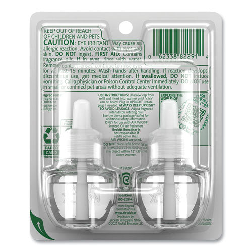 Image of Air Wick® 62338-82291 Scented Oil Refill, Fresh Linen, 0.67 Oz, 2/pack