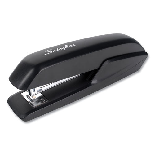 Image of Swingline® S7054501E Standard Eco Full Strip Desk Stapler, 15-Sheet Capacity, Black