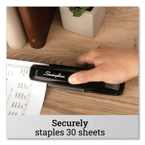 Image of Swingline® S7074741G 747 Business Full Strip Desk Stapler, 30-Sheet Capacity, Black