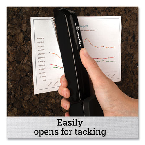 Image of Swingline® S7074741G 747 Business Full Strip Desk Stapler, 30-Sheet Capacity, Black
