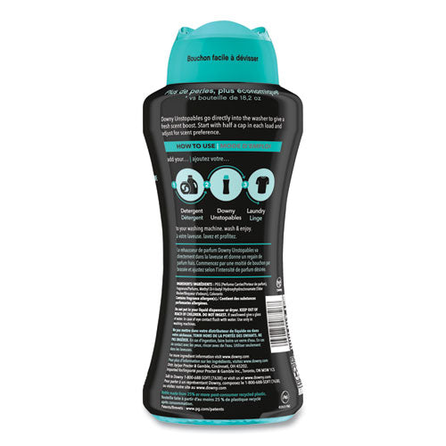 Image of Downy® 80730043 Unstopables In-Wash Scent Booster Beads, Fresh Scent, 24 oz Pour Bottle, 4/Carton