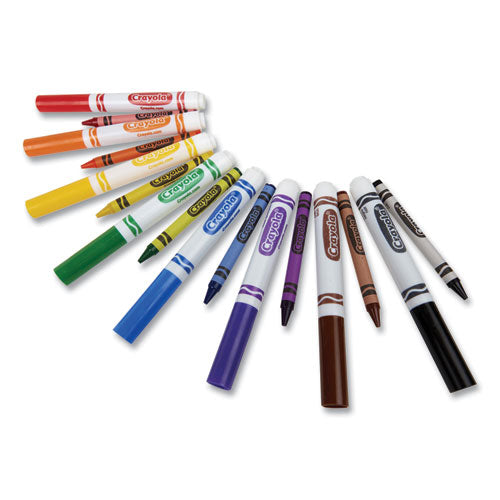 Image of Crayola® 523349 Crayons And Markers Combo Classpack, Eight Colors, 256/set