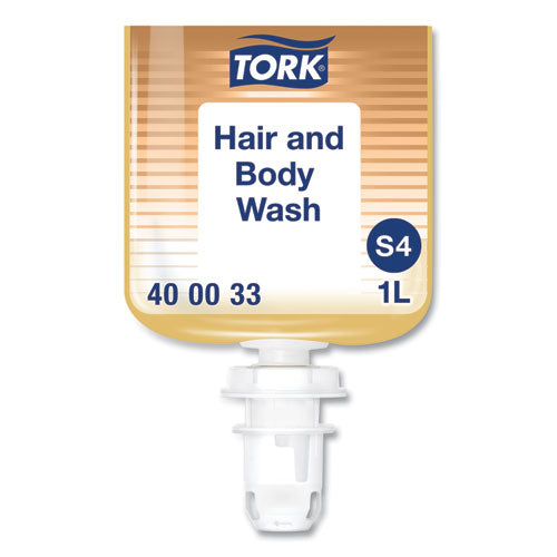Image of Tork® 400033 Hair and Body Wash, Clean Scent, 1 L, 6/Carton