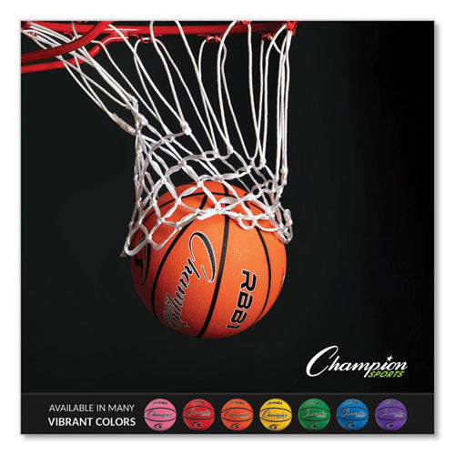 Image of Champion Sports RBB1 Rubber Sports Ball, Basketball, No. 7 Size, Orange