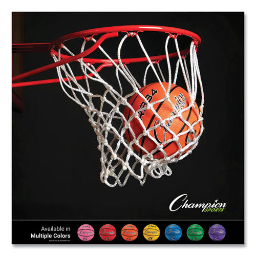 Image of Champion Sports RBB4 Rubber Sports Ball, Basketball, No. 6 Size, Orange