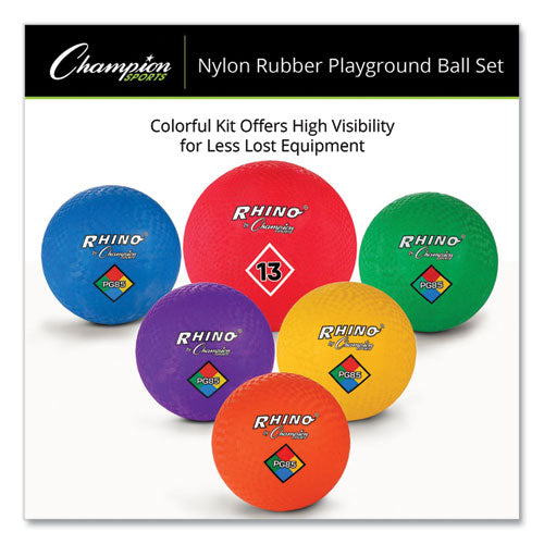 Image of Champion Sports Playground Ball Set, Multi-Size, Multi-Color, 14/set