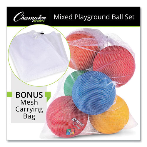 Image of Champion Sports Playground Ball Set, Multi-Size, Multi-Color, 14/set