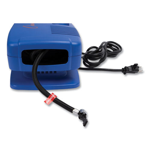 Image of Champion Sports EP1500 Electric Inflating Pump With Gauge, Hose And Needle, 0.25 Hp Compressor, 50 Psi, 8 Ft Cord