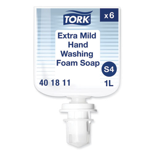 Image of Tork® 401811 Extra Mild Foam Soap Refill, Unscented, 1 L, 6/Carton