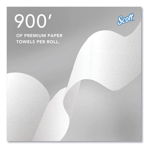 Image of Scott® 43961 Pro Hard Roll Paper Towels with Absorbency Pockets for Scott Pro Dispenser, Green Core Only, 1-Ply, 7.5" x 900 ft,6 Rolls/CT