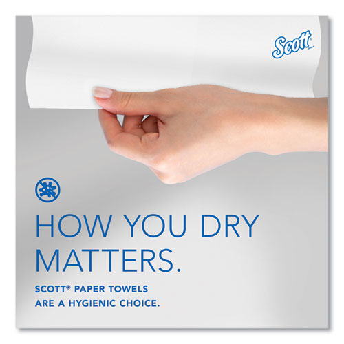 Image of Scott® 43961 Pro Hard Roll Paper Towels with Absorbency Pockets for Scott Pro Dispenser, Green Core Only, 1-Ply, 7.5" x 900 ft,6 Rolls/CT