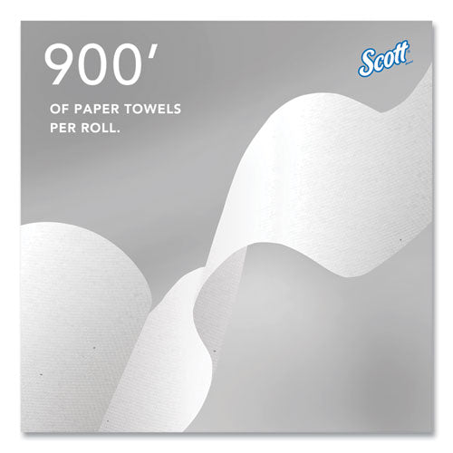 Image of Scott® 43960 Pro Hard Roll Paper Towels with Absorbency Pockets for Scott Pro Dispenser, Gray Core Only, 1-Ply, 7.5" x 900 ft, 6 Rolls/CT