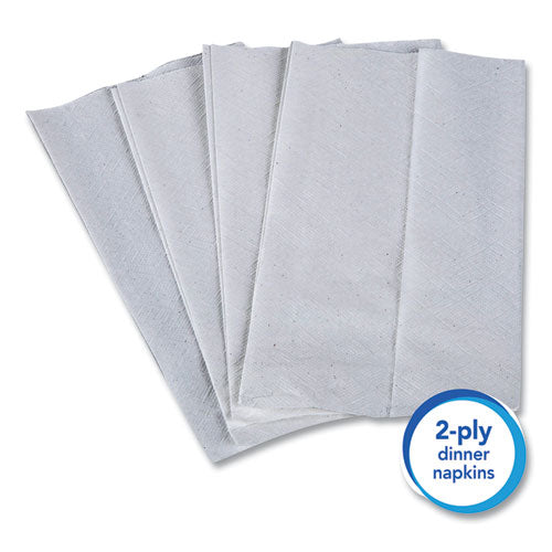 Image of Scott® 98740 Full Fold Dispenser Napkins, 1-Ply, 13 X 12, White, 375/pack, 16 Packs/carton