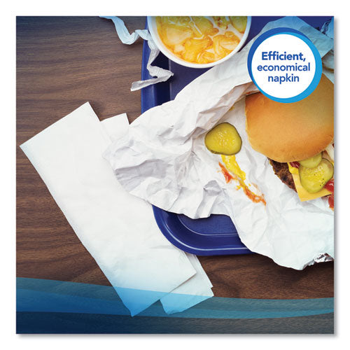Image of Scott® 98730 Full-Fold Dispenser Napkins, 1-Ply, 12 x 17, White, 400/Pack, 15 Packs/Carton