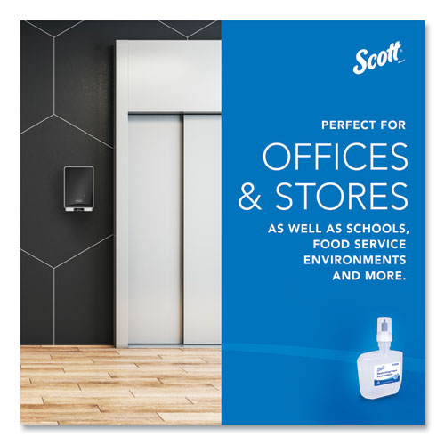 Image of Scott® 91590 Pro Moisturizing Foam Hand Sanitizer, 1,200 Ml Cassette, Fruity Cucumber Scent, 2/carton
