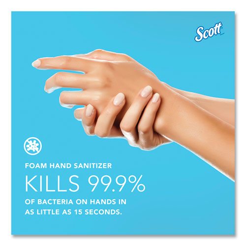 Image of Scott® 91590 Pro Moisturizing Foam Hand Sanitizer, 1,200 Ml Cassette, Fruity Cucumber Scent, 2/carton