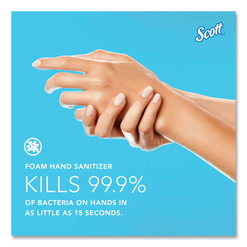 Image of Scott® 91560 Pro Moisturizing Foam Hand Sanitizer, 1,000 Ml Refill, Fruity Cucumber Scent, 6/carton