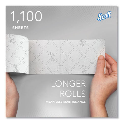 Image of Scott® 47305 Pro Small Core High Capacity/SRB Bath Tissue, Septic Safe, 2-Ply, White, 1,100 Sheets/Roll, 36 Rolls/Carton