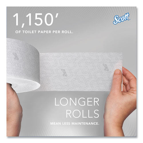 Image of Scott® 07006 Essential Coreless JRT, Septic Safe, 2-Ply, 3.75" x 1,150 ft, White, 12 Rolls/Carton