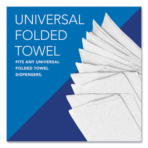 Image of Scott® 37490 Essential Multi-Fold Towels, 1-Ply, 8 x 9.4, White, 250/Pack, 16 Packs/Carton